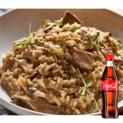 Combo Risotto de Setas&Queso Azul +Cocacola Orig 300ML