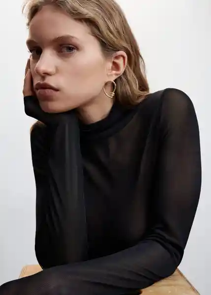 Pendientes Teresa Oro Talla 99 Mujer Mango