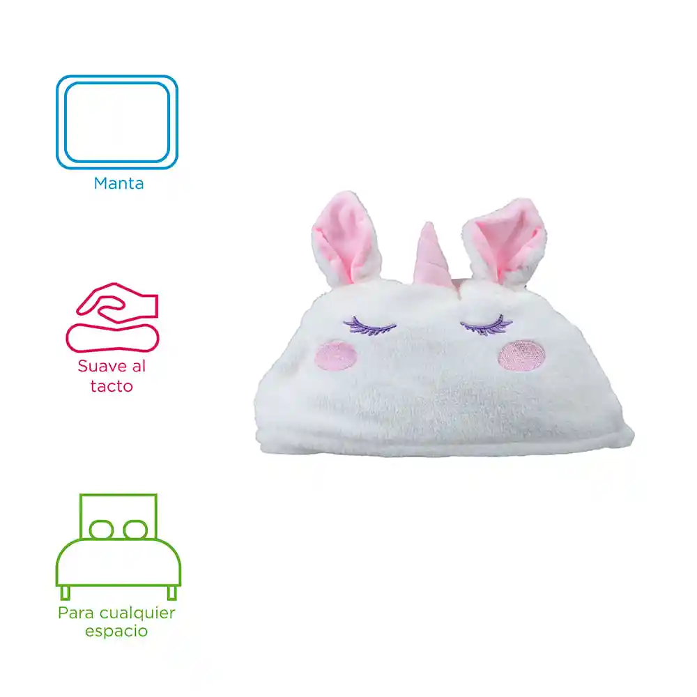 Cobija Creative Animales Unicornio Miniso