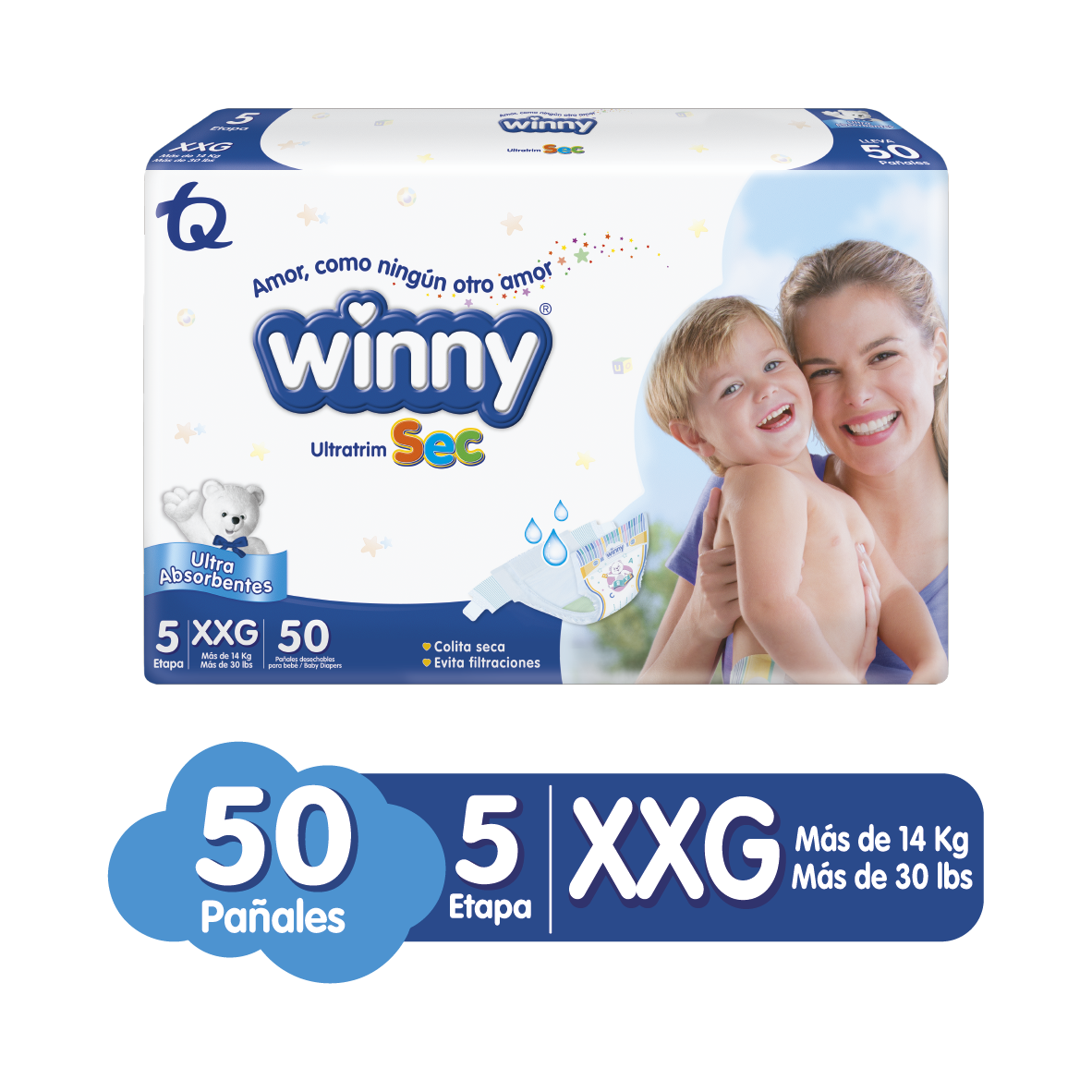 Winny Pañales Ultratrim Sec Etapa 5 Talla XXG 50 und
