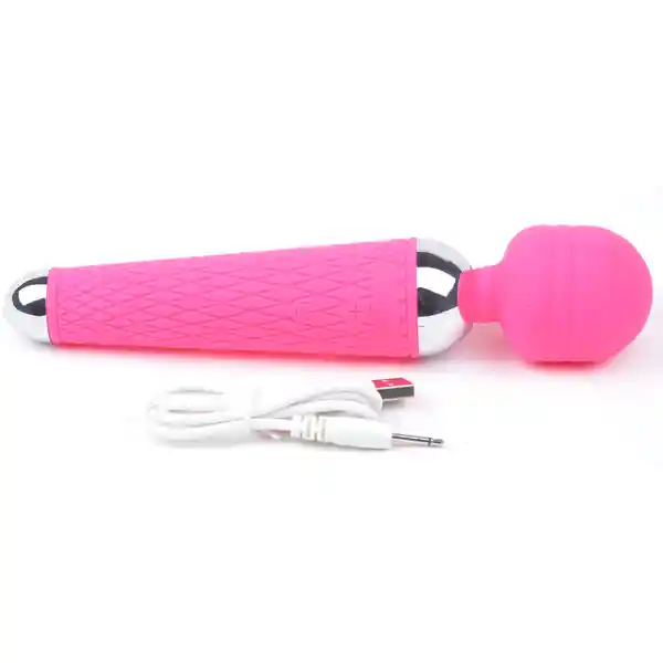 Vibrador masajeador en silicona recargable a prueba de agua