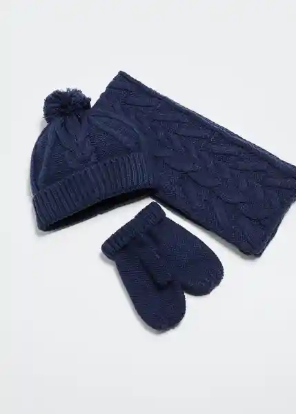 Guantes Torotogn Navy Talla 18 Niños Mango