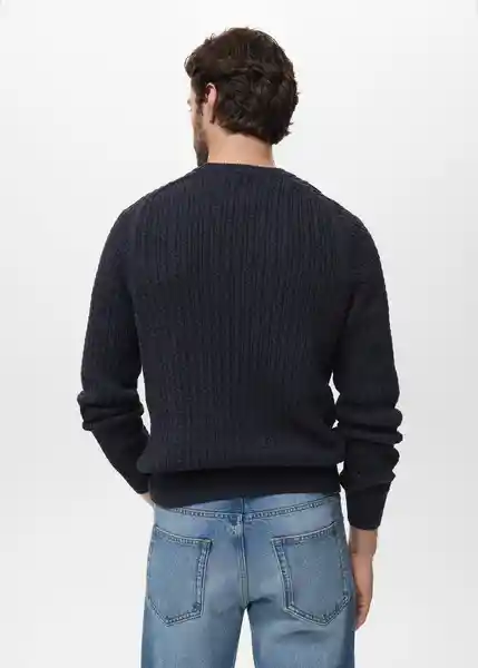 Jersey Mars Navy Talla L Hombre Mango