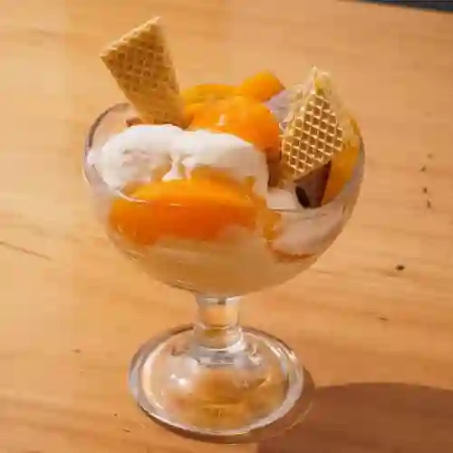 Durazno con Helado