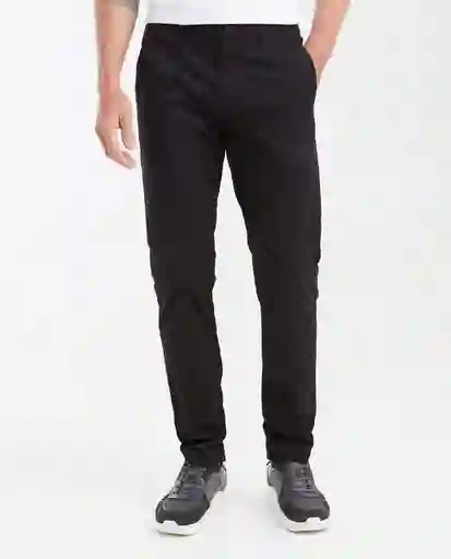 Pantalón Smart Negro Sombrio Ultraoscuro Talla 34 Chevignon
