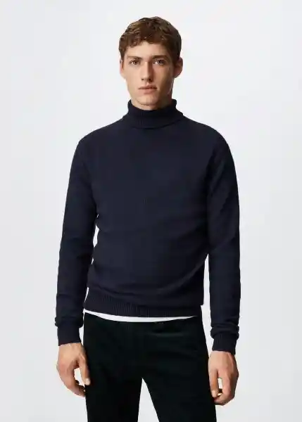 Jersey Lotust Navy Talla L Hombre Mango