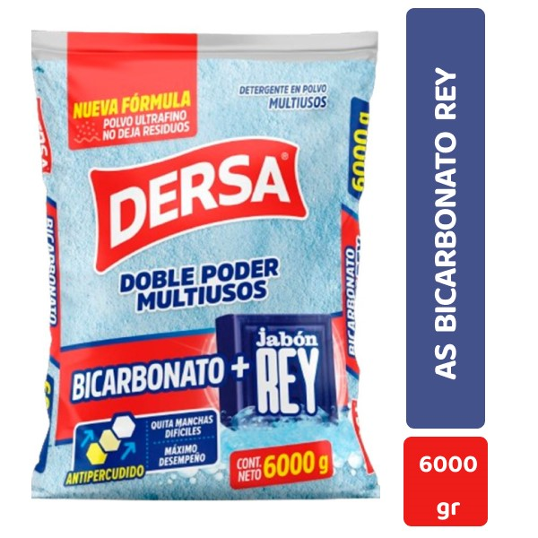 As Detergente Polvo Multiusos Bicarbonato 6000 g