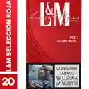 L&M Selección Roja x 20 Cigarrillos