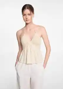 Top Surf Off White Talla 18 Niñas Mango