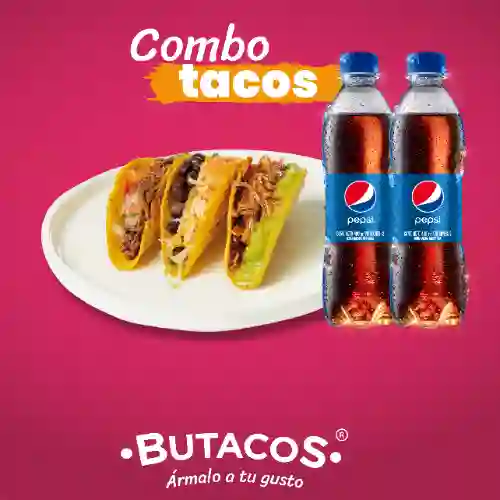Combo Tacos Crispy + 2 Bebidas