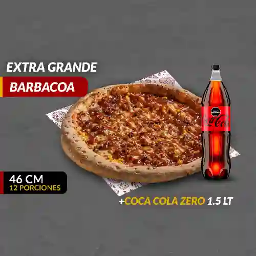 Pizza (xl) Barbacoa + Coca Cola Zero1,5l