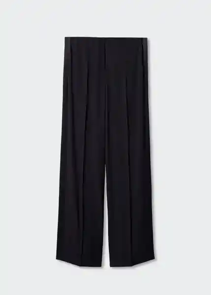 Pantalón Pauline Negro Talla 18 Mujer Mango