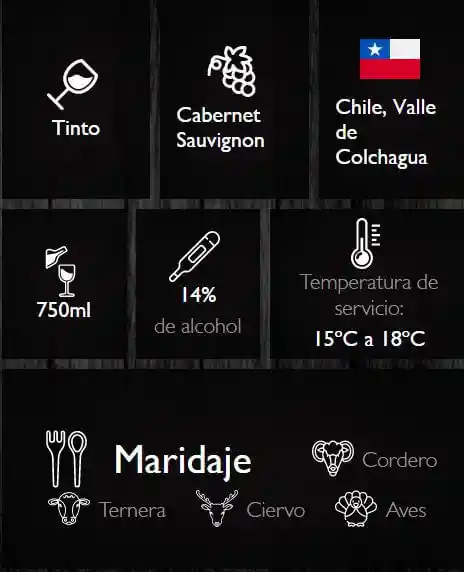 Casa Silva Vino Tinto Terroir de los Andes Cabernet Sauvignon