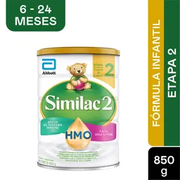 Formula Infantil Similac Etapa 2 Con Hmo 850 Gramos