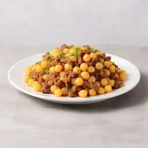 GARBANZO Y CARNE MOLIDA