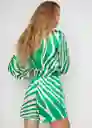 Enterizo Mono Samsara Verde Talla M Mujer Mango