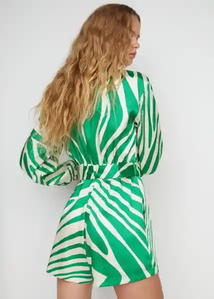 Enterizo Mono Samsara Verde Talla M Mujer Mango