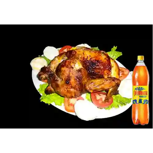 Combo Pollo Asado + Colombiana 1.5 L