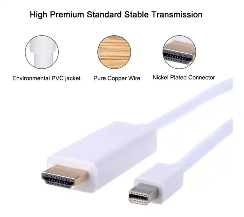 Jaltech Adaptador Mini Displayport Hdmi