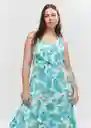 Vestido Jacky Crudo Talla XL Mujer Mango