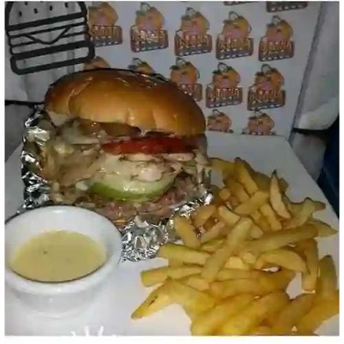 Hamburguesa Sencilla y Papas