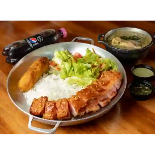Totiao Pa 1 + Sancocho + Bebida