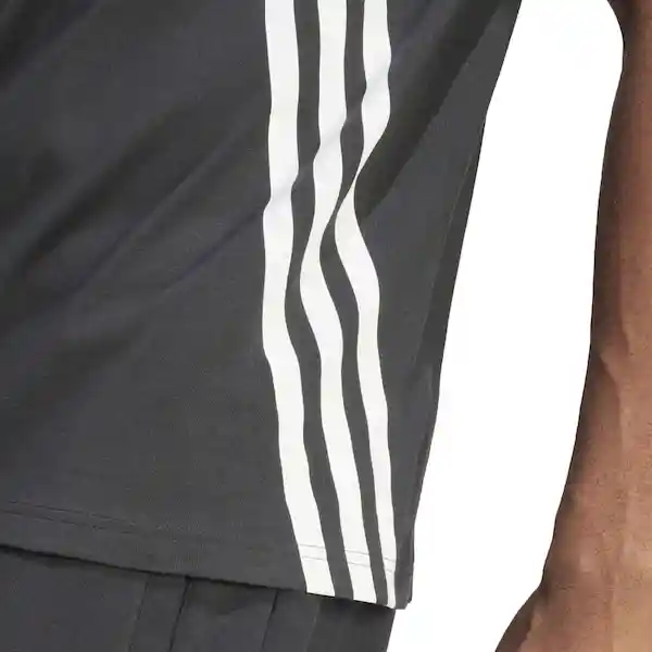 Adidas Camiseta Manga Corta Para Moda Hombre Negro Talla S