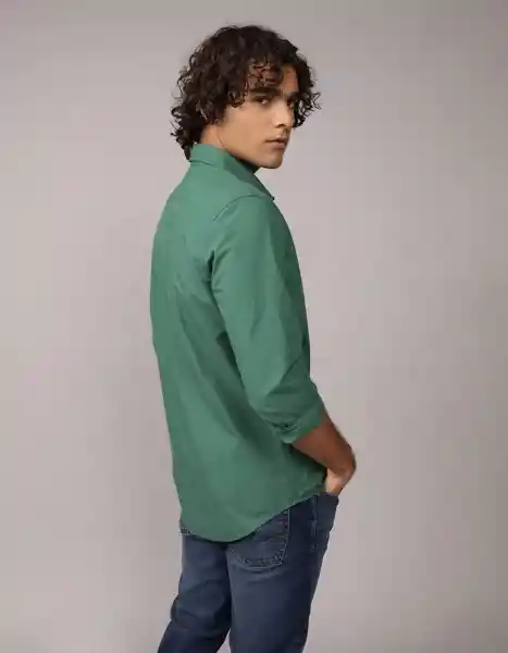 Camisa Hombre Verde Talla Medium 2722337 American Eagle