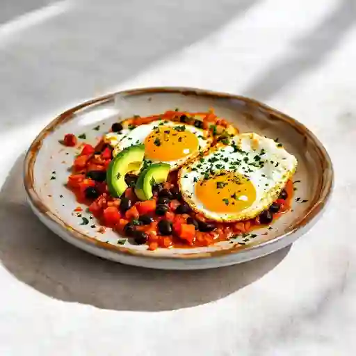 Huevos Rancheros Con Pan