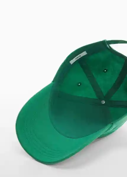 Gorra Mtc Verde Talla 99 Mujer Mango