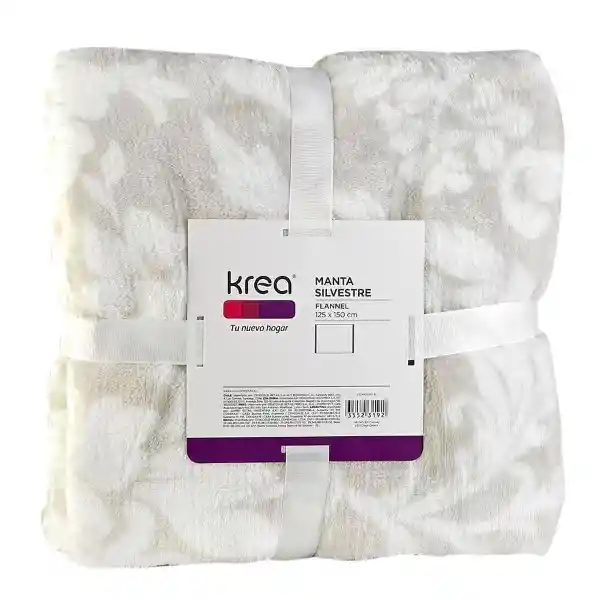 Krea Manta Silvestre Flannel Printed 125 x 150