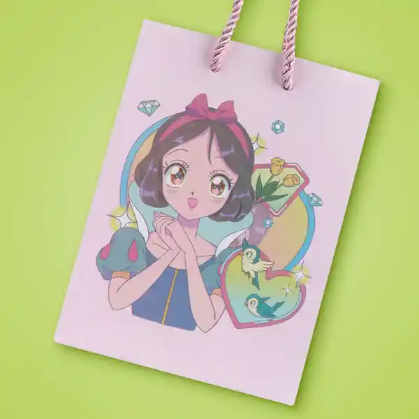 Bolsa de Regalo Serie Disney Manga Princesas Pequeña Miniso