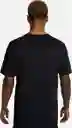 Nike Camiseta Df Tee Run Division Para Hombre Negro Talla M