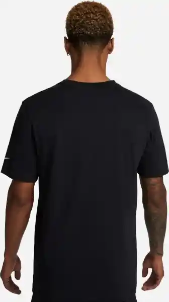 Nike Camiseta Df Tee Run Division Para Hombre Negro Talla M