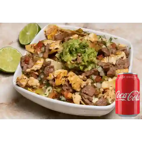 Combo Nachos Mixtos Asados +Cocacola Orig 330 ml