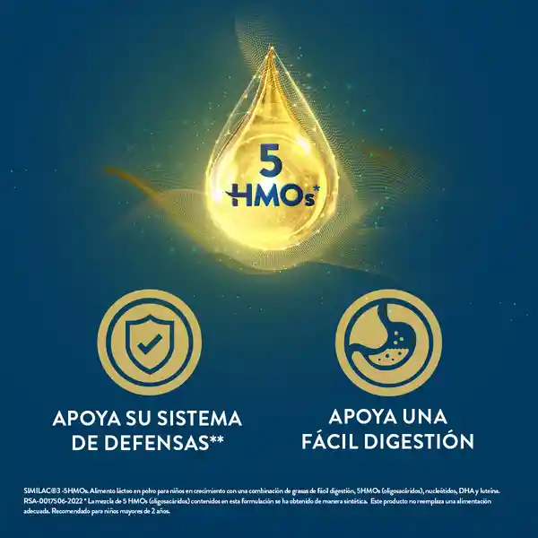 Fórmula Infantil Etapa 3 Similac 5Hmos 12 Meses en Adelante Polvo