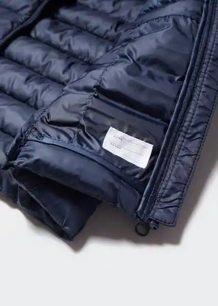 Abrigo Anorak Light4 Navy Talla 12 Niñas Mango