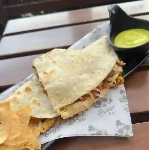 Quesadillas cluck pollo bbq