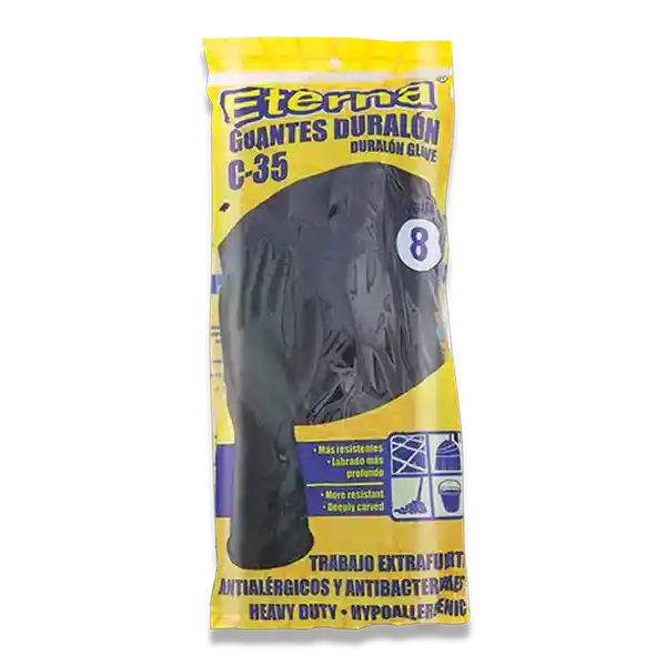 Eterna Guantes Máxima Resistencia Duralón C35 T 8