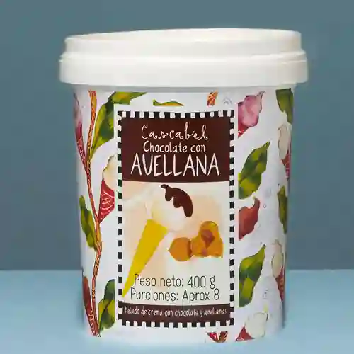 Medio Litro Helado de Avellana