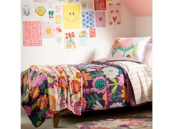 Almohadón Estampado Cordero Flores Casaideas