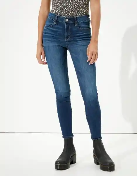 American Eagle Jegging Next Level Medianoche Talla 4 Short