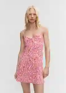 Vestido Sea Rosa Talla M Mujer Mango