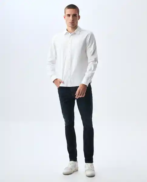 Camisa Hombre Blanco Talla L 811G504_BLA110601 Americanino