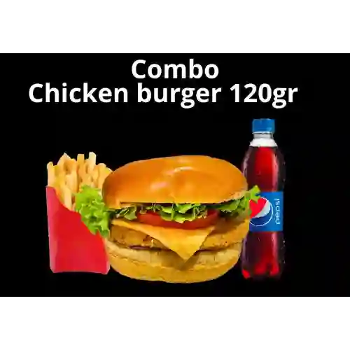 Combo Chicken Burger 120Gr