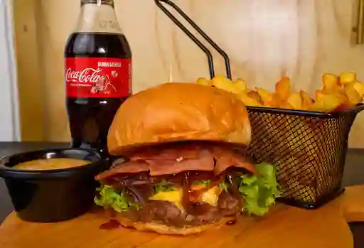 Combo hamburguesa la parada