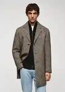 Abrigo Salford Marrón Talla XL Hombre Mango
