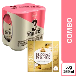 Combo Valentine's Day + 3 Cordi Ros 269 mL x 6 + Ferrero Rocher 50 g