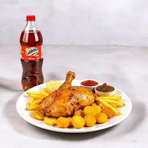 1 Pollo Al Horno O Broaster