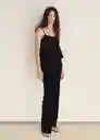 Pantalón Veronica Negro Talla M Mujer Mango